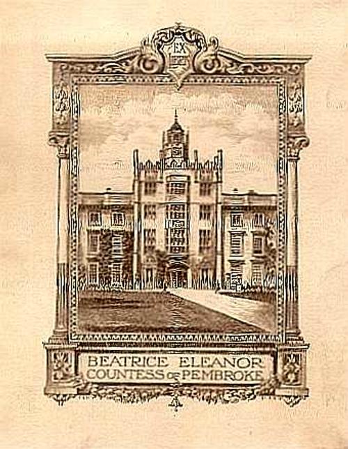 Bookplate for Beatrice Eleanor Paget by T H Sc. and A. S. UBC