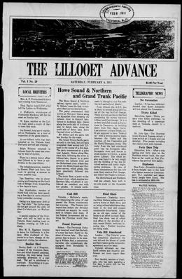 Thumbnail of The Lillooet Advance