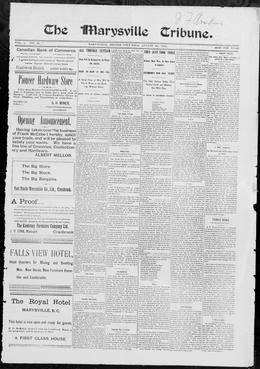 Thumbnail of The Marysville Tribune