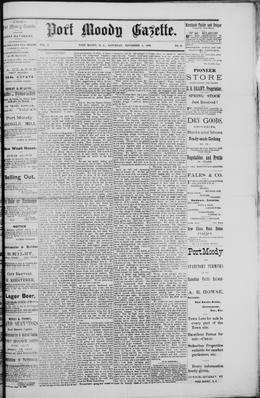 Thumbnail of Port Moody Gazette