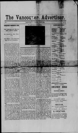 Thumbnail of Vancouver Advertiser