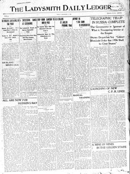 Thumbnail of The Daily Ledger (Ladysmith)